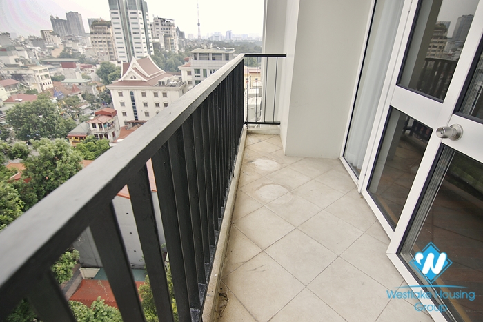 Four-room ambassador-sized apartment for rent in a quiet alley in the heart of Hoan Kiem district